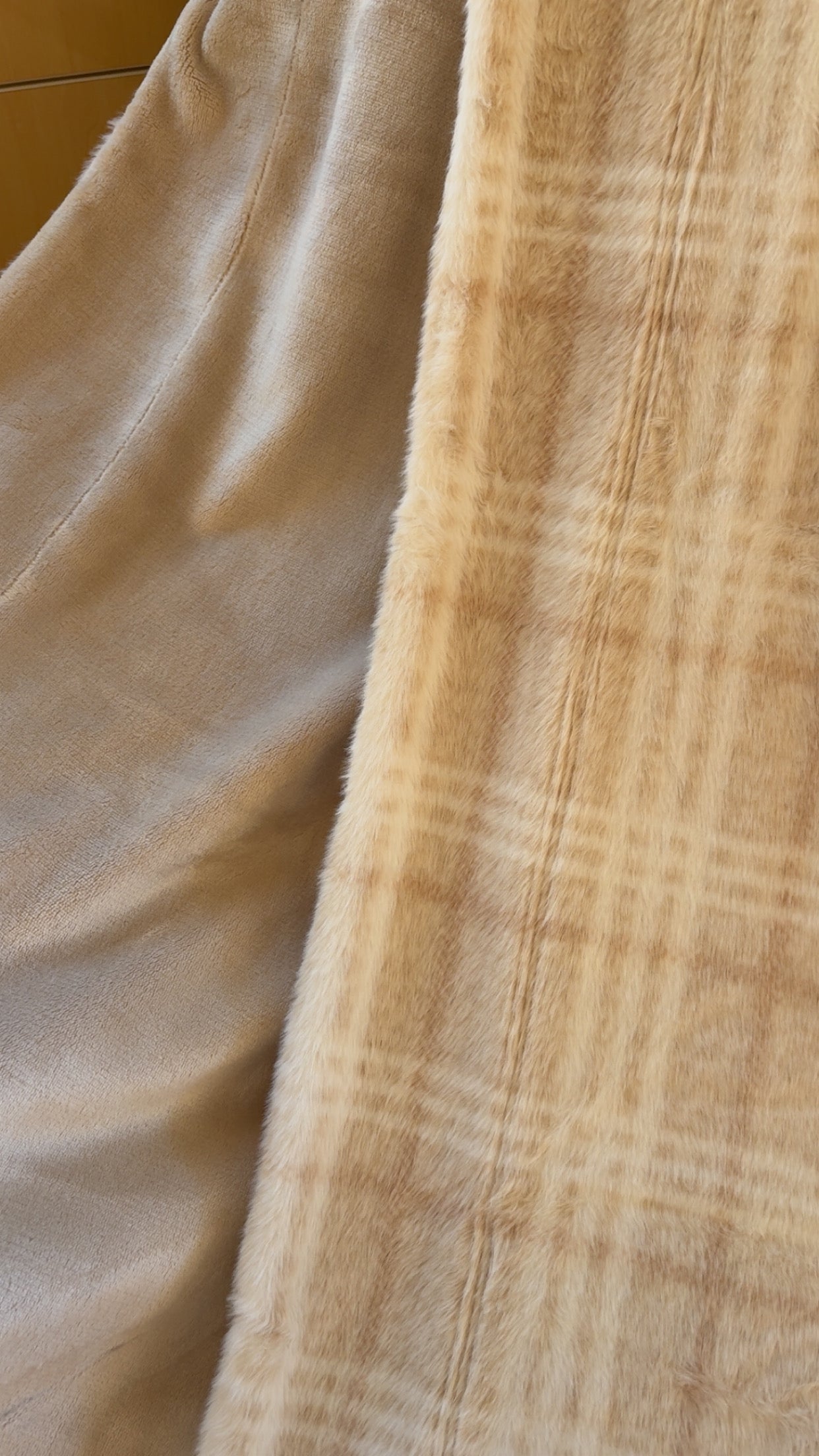 Plaid Luba Sable 140x180 - Maison Vivaraise