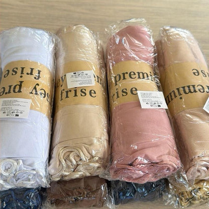 Hijab Jersey Premium Frisé 50% Coton 50% Viscose