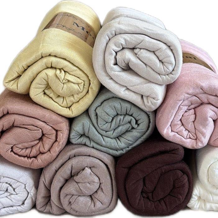 Hijab Modal, 90% Coton et 10% Modal - Tissu Doux Léger et Confortable pour Votre Style quotidien