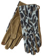 Gant Léopard Camel- Ecran tactile utilisable avec gant