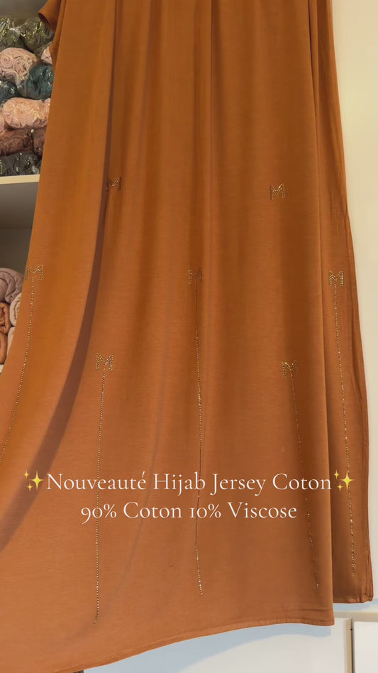 Hijab Jersey Coton, 90% Coton & 10% Viscose